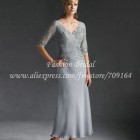 Grey dresses for mother of the bride