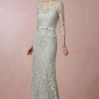 Lace mother of bride dress