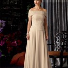 Mother of bride champagne dress