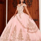 Rose gold quinceanera dresses 2022