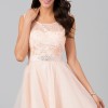 Short lace prom dress