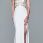 White gowns for prom