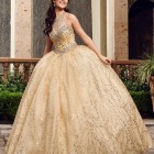 Gold quince dresses