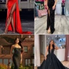Long black prom dresses 2023