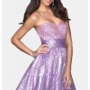 Lavender homecoming dress