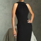 Womens black cocktail dress