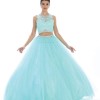 Two piece ball gown dresses