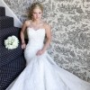 Full lace wedding dress with sleeves