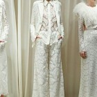Lace wedding suit