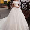 Long sleeve lace wedding dress short