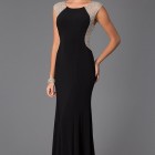 Black long evening gown