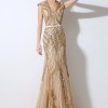 Gold beaded gown