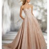 Rose gold gowns for wedding