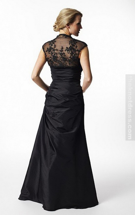 a-line-black-dress-54-12 A line black dress