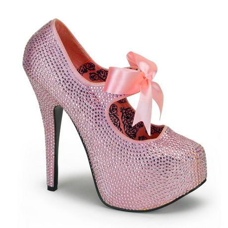 Baby pink high heels - Natalie