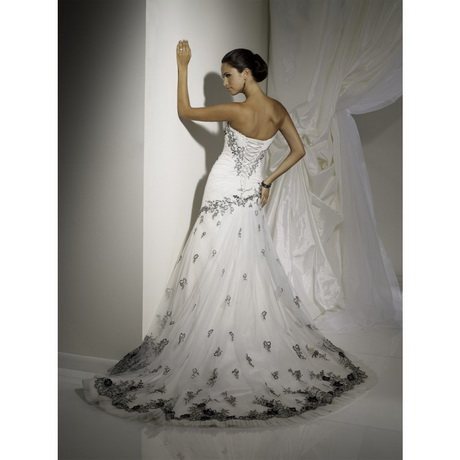black-and-white-bridal-gowns-45-2 Black and white bridal gowns