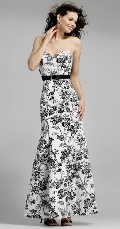black-and-white-floral-dress-77-17 Black and white floral dress