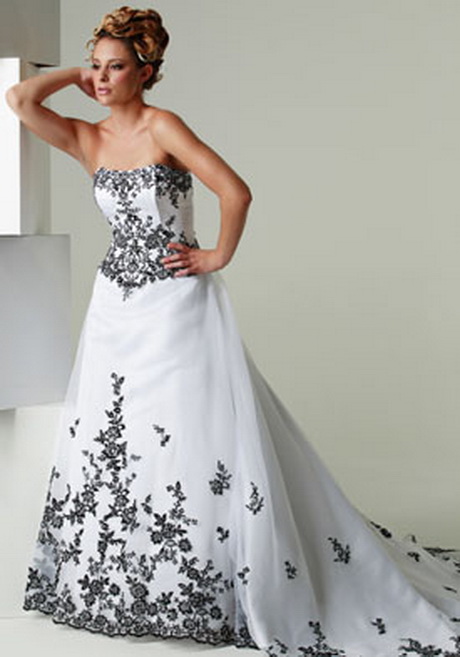 Black and white gowns - Natalie