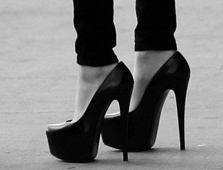 black-and-white-high-heels-32-11 Black and white high heels