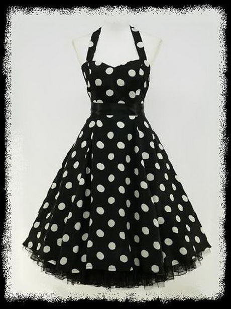 black-and-white-polka-dot-dress-15-11 Black and white polka dot dress