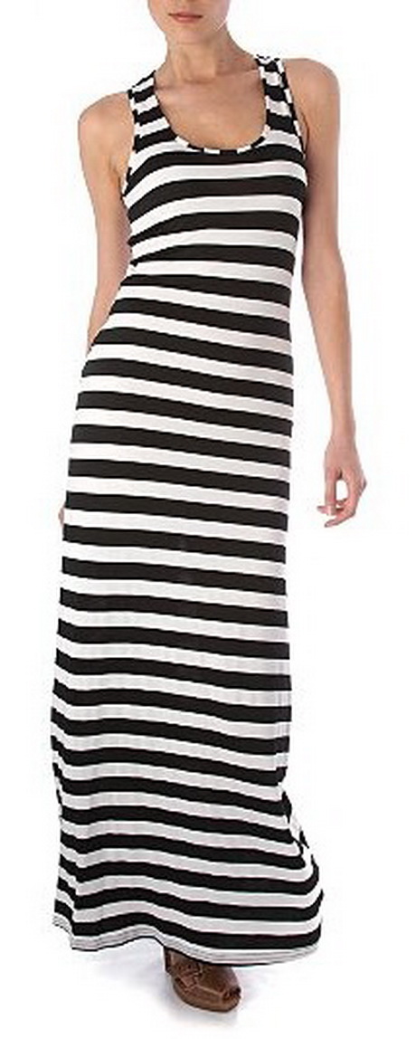 black-and-white-striped-maxi-dress-45-11 Black and white striped maxi dress