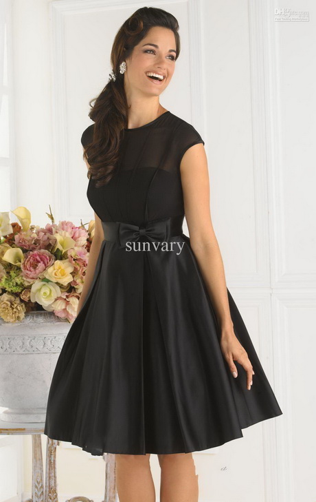 black-cocktail-dress-with-sleeves-37-16 Black cocktail dress with sleeves
