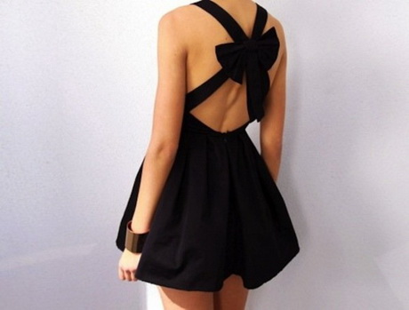 black-dress-with-bow-41-11 Black dress with bow