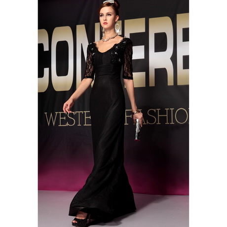 black-evening-gowns-with-sleeves-24-9 Black evening gowns with sleeves