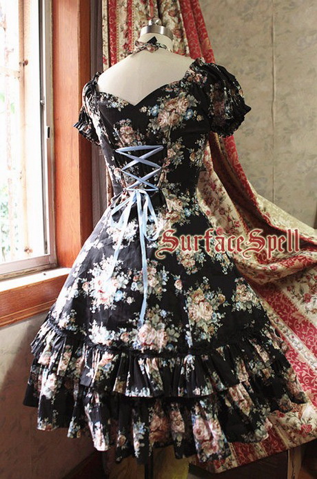 black-floral-dress-17-16 Black floral dress