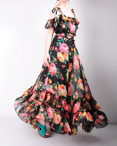 black-floral-maxi-dresses-64-5 Black floral maxi dresses