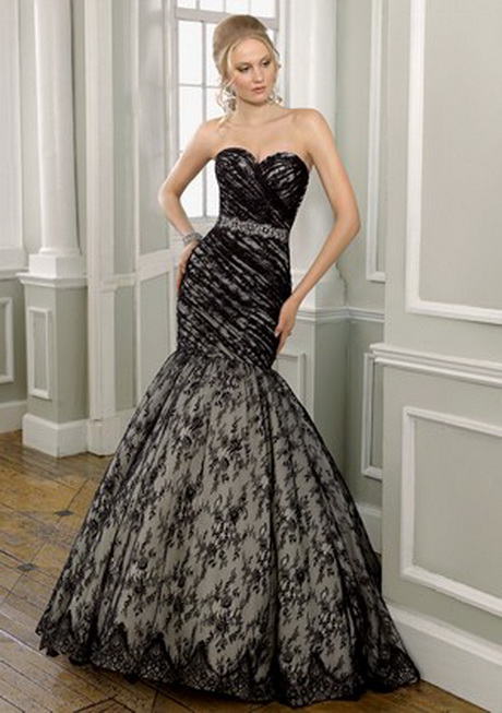 black-lace-wedding-dress-61-8 Black lace wedding dress