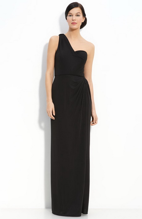 black-one-shoulder-dress-40-10 Black one shoulder dress