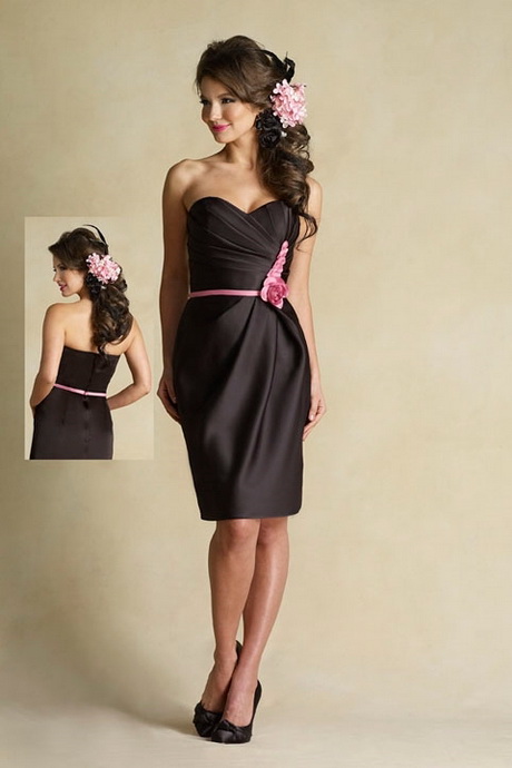 black-and-pink-bridesmaid-dresses-82-9 Black and pink bridesmaid dresses
