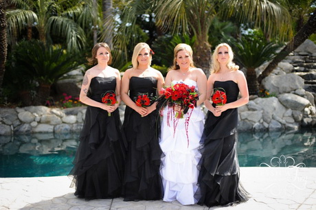 black-and-red-bridesmaid-dresses-13-3 Black and red bridesmaid dresses