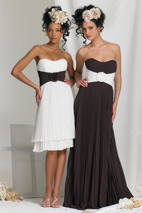 black-and-white-bridesmaid-dresses-35 Black and white bridesmaid dresses