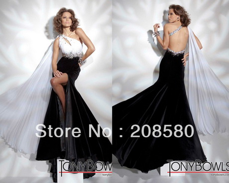 black-and-white-evening-dresses-11-8 Black and white evening dresses