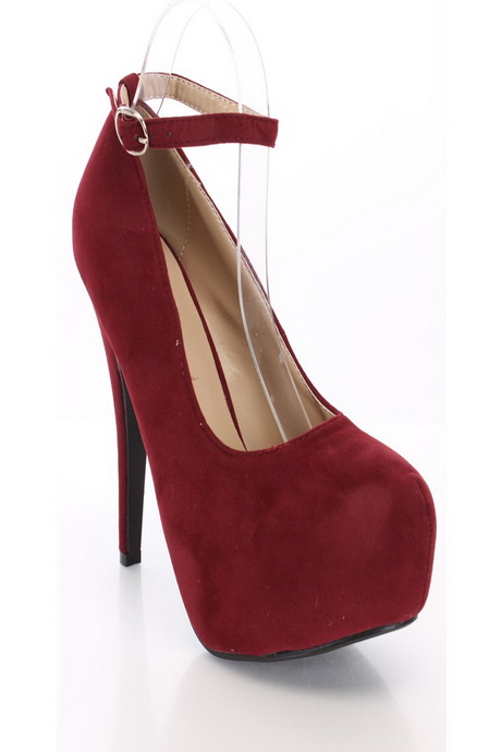 Burgundy heels - Natalie