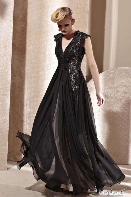 chiffon-black-dress-57-17 Chiffon black dress