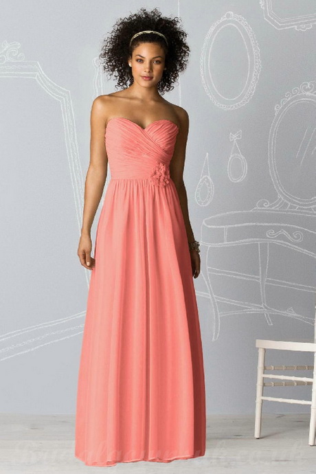 coral-colored-bridesmaid-dresses-15-16 Coral colored bridesmaid dresses