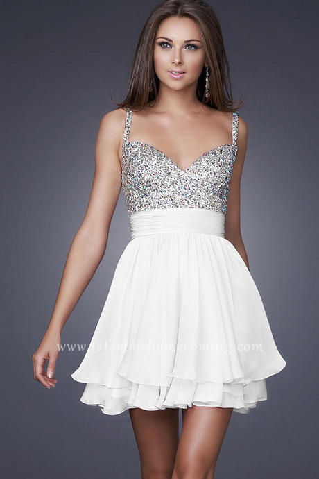 Cute short white dresses