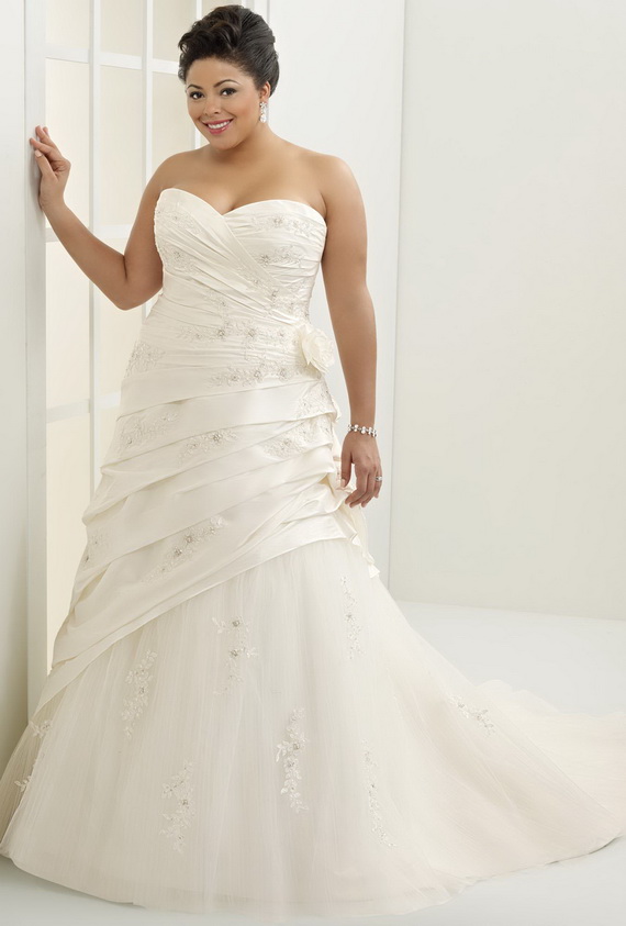 elegant-wedding-dresses-15 Plus size wedding dress