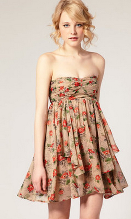 Floral print summer dresses