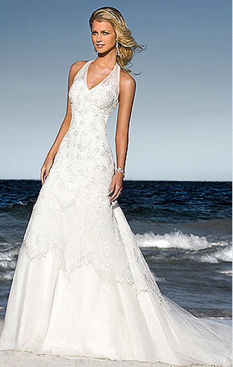 Halter Beach Wedding Dresses Natalie 3806