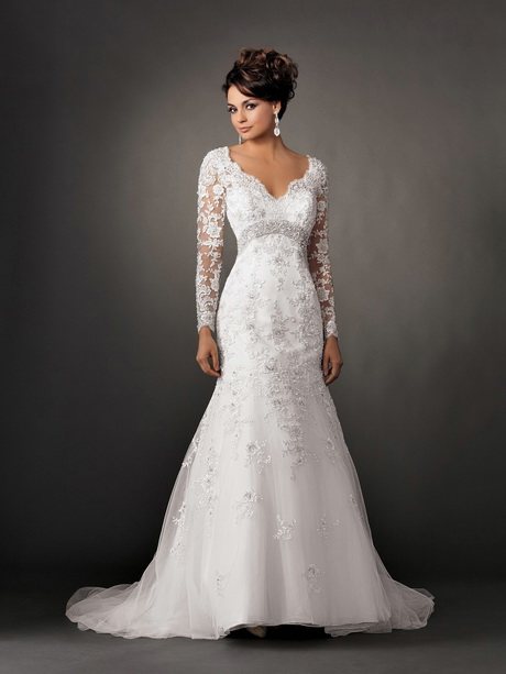 lace-sleeve-wedding-dress-80-7 Lace sleeve wedding dress