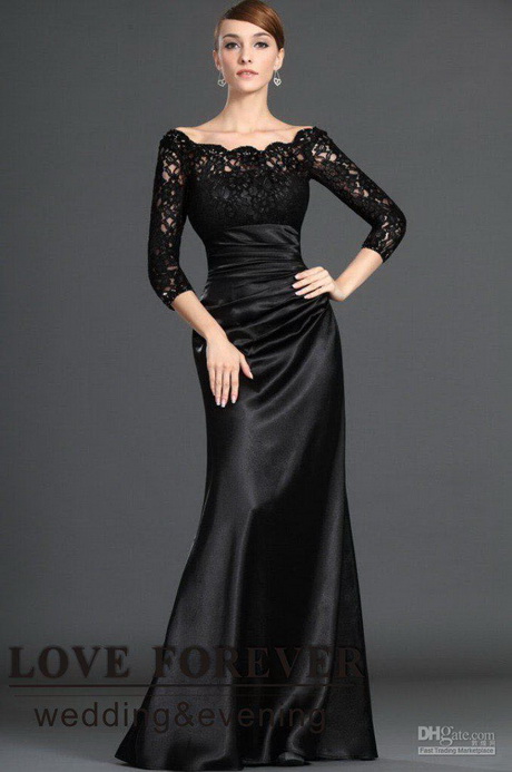 long-black-lace-dress-35-5 Long black lace dress