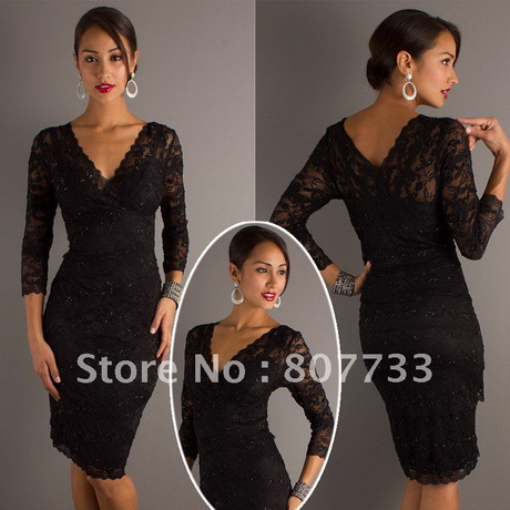 long-sleeve-black-lace-dress-48-10 Long sleeve black lace dress