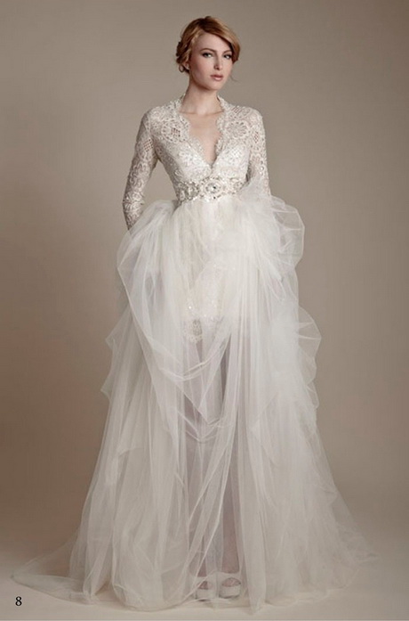 Long sleeve bridal dresses - Natalie