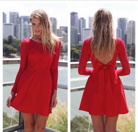 long-sleeve-red-dresses-69-13 Long sleeve red dresses