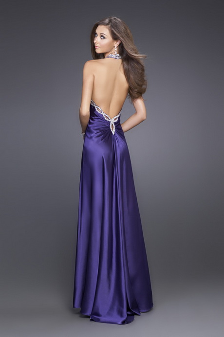 low back evening gown