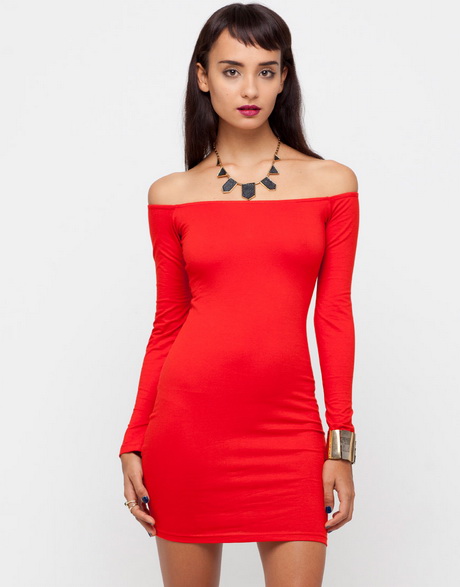 off-shoulder-red-dress-35-4 Off shoulder red dress